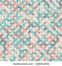 Seamless geometric pattern design illustration