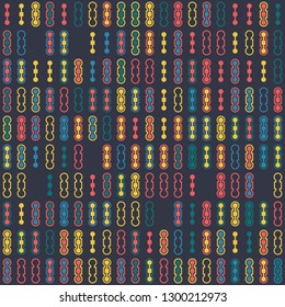 Seamless geometric pattern design illustration