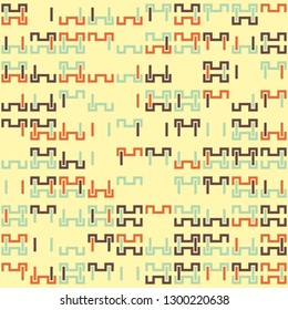 Seamless geometric pattern design illustration