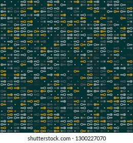 Seamless geometric pattern design illustration