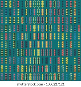 Seamless geometric pattern design illustration