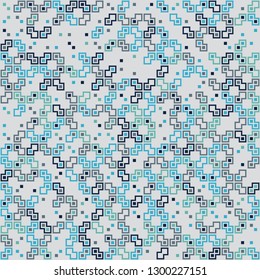 Seamless geometric pattern design illustration