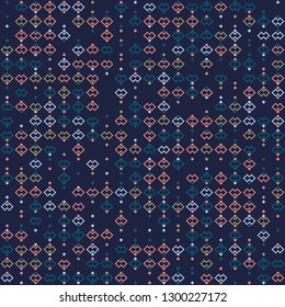 Seamless geometric pattern design illustration