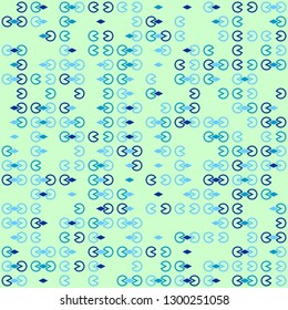 Seamless geometric pattern design illustration