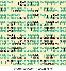 Seamless geometric pattern design illustration