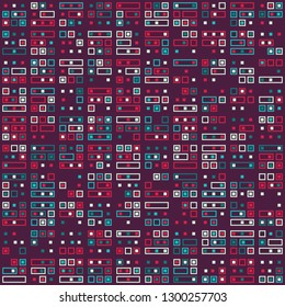 Seamless geometric pattern design illustration