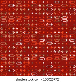 Seamless geometric pattern design illustration