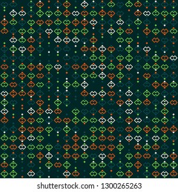 Seamless geometric pattern design illustration