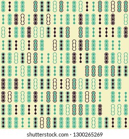 Seamless geometric pattern design illustration