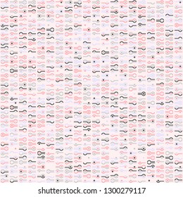 Seamless geometric pattern design illustration
