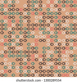 Seamless geometric pattern design illustration