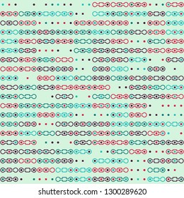 Seamless geometric pattern design illustration
