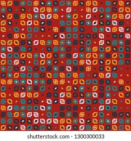Seamless geometric pattern design illustration