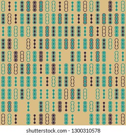 Seamless geometric pattern design illustration