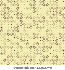 Seamless geometric pattern design illustration