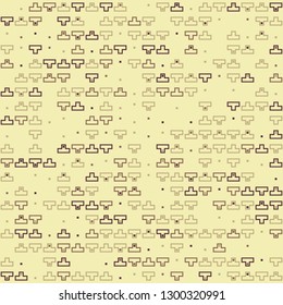 Seamless geometric pattern design illustration