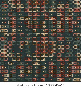 Seamless geometric pattern design illustration