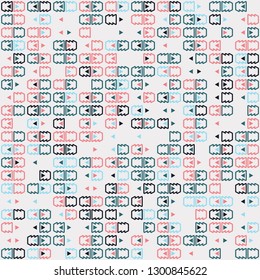 Seamless geometric pattern design illustration