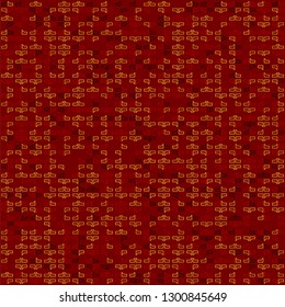 Seamless geometric pattern design illustration