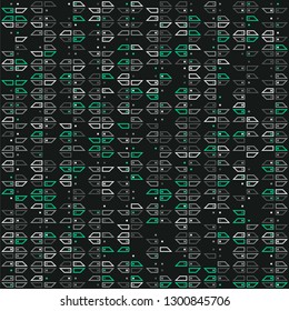 Seamless geometric pattern design illustration
