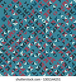 Seamless geometric pattern design illustration