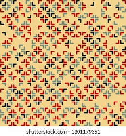 Seamless geometric pattern design illustration