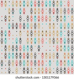 Seamless geometric pattern design illustration