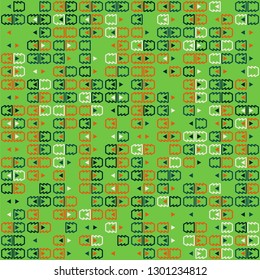 Seamless geometric pattern design illustration