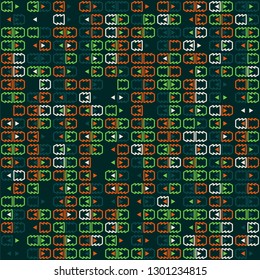 Seamless geometric pattern design illustration