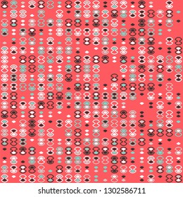 Seamless geometric pattern design illustration