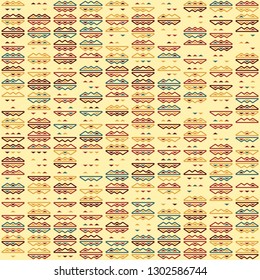Seamless geometric pattern design illustration