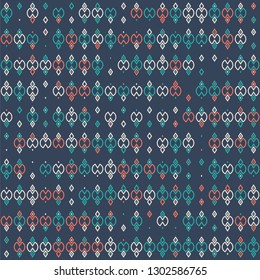 Seamless geometric pattern design illustration