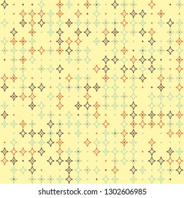 Seamless geometric pattern design illustration