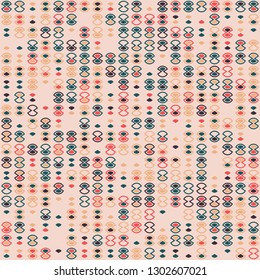 Seamless geometric pattern design illustration