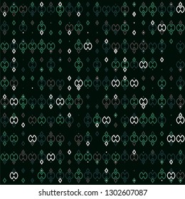 Seamless geometric pattern design illustration