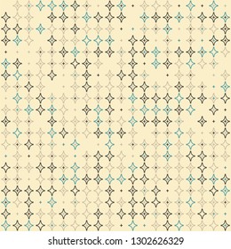 Seamless geometric pattern design illustration