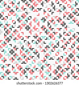 Seamless geometric pattern design illustration
