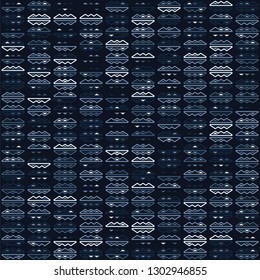 Seamless geometric pattern design illustration