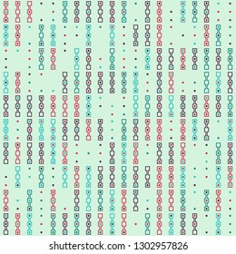 Seamless geometric pattern design illustration