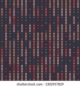 Seamless geometric pattern design illustration