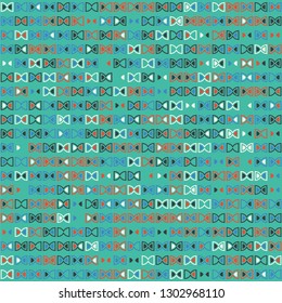 Seamless geometric pattern design illustration
