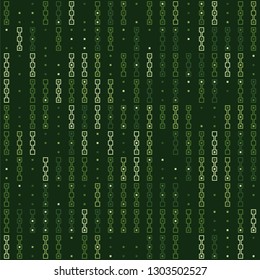 Seamless geometric pattern design illustration