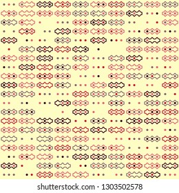 Seamless geometric pattern design illustration