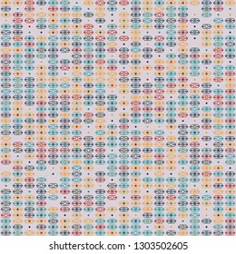 Seamless geometric pattern design illustration