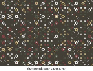 Seamless geometric pattern design illustration