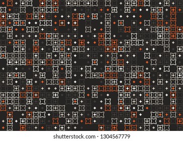Seamless geometric pattern design illustration