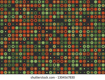 Seamless geometric pattern design illustration