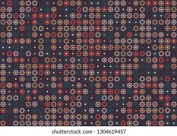 Seamless geometric pattern design illustration