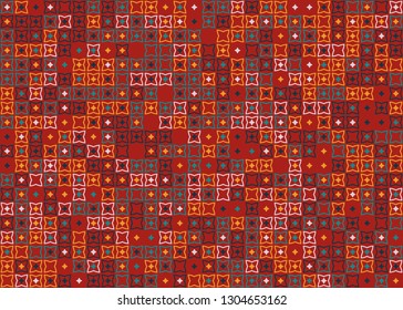 Seamless geometric pattern design illustration