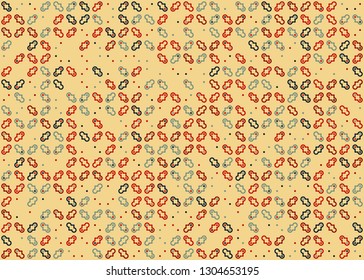 Seamless geometric pattern design illustration